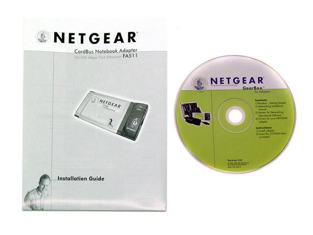 NETGEAR FA511 10/100Mbps PCMCIA Ethernet Adapter