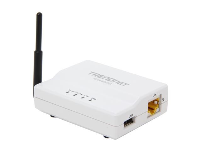 TRENDnet TEW-MFP1 1-Port Wireless N Multi-Function USB Print Server