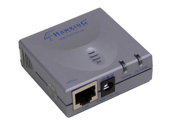 HAWKING HPS1U High-Performance Internet Print Server RJ45 USB 1.1