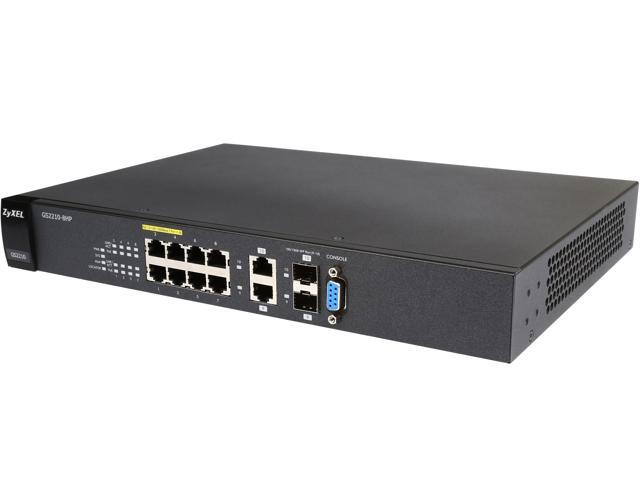 ZyXEL GS2210-8HP 8-port GbE L2 PoE Switch
