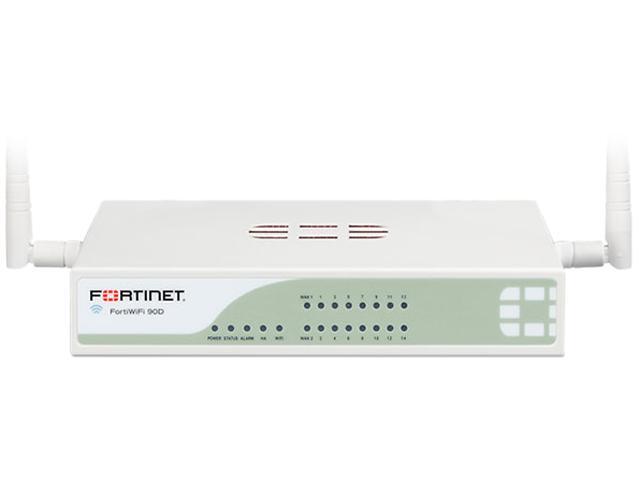 Fortinet FortiWiFi-90D Wireless UTM Firewall Appliance Bundle with 1 Year 24x7 Forticare and FortiGuard