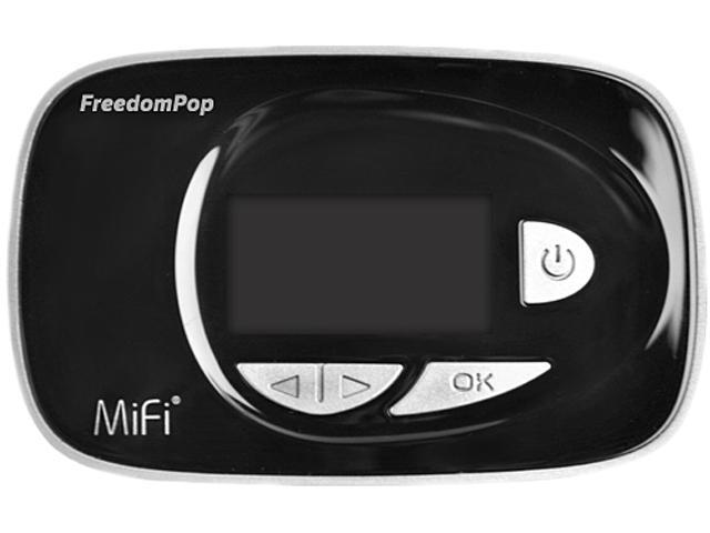Freedom Spot 4G MiFi 500 LTE Hot-Spot Bundle - Retail Packaging - Black