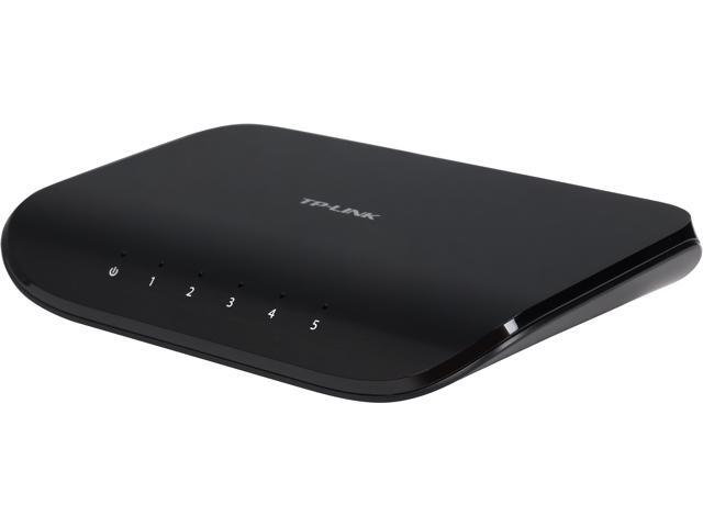 TP-LINK TL-SG1005D 10/100/1000Mbps Unmanaged 5-Port Gigabit Desktop Switch, Power-Saving