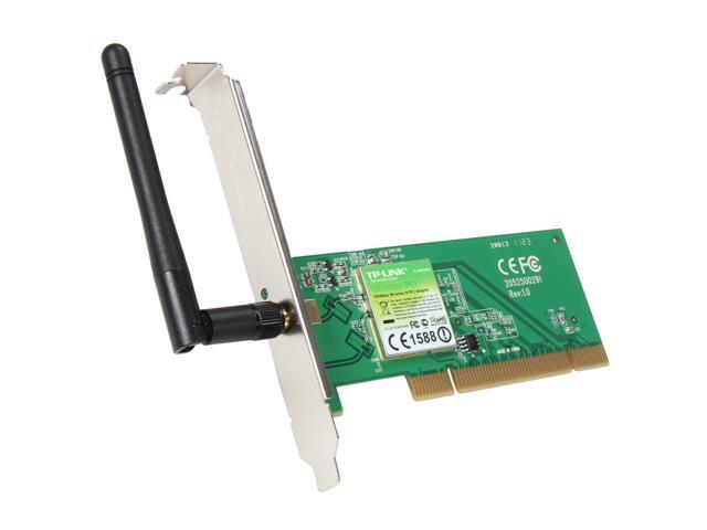 TP-LINK TL-WN751ND Wireless N150 PCI Adapter, 150Mbps, IEEE 802.11b/g/n, WEP, WPA/WPA2