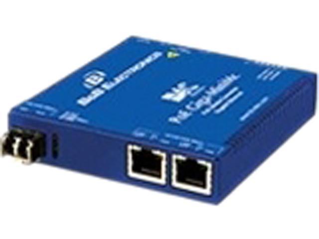 B&B PoE+ Giga-MiniMc, 2TX/SX-MM850-SC - Network (RJ-45) - 2x PoE+ (RJ-45) Ports - 1 x SC Ports - 10/100/1000Base-T, 1000Base-SX ...