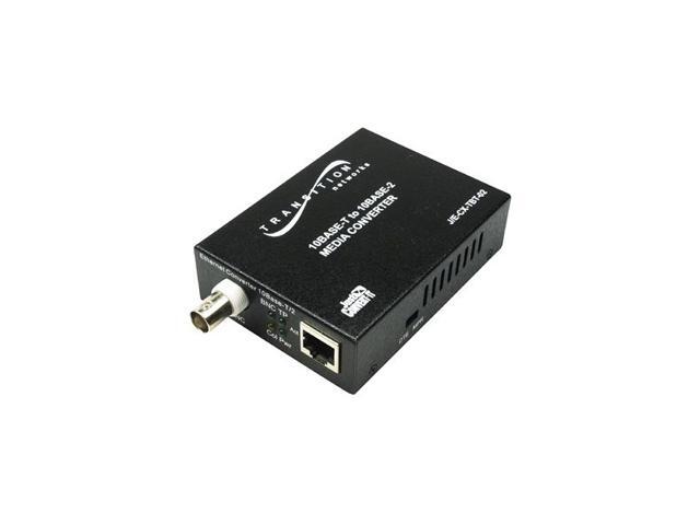 Transition Networks J/E-CX-TBT-02-NA Just Convert-IT J/E-CX-TBT-02 RJ-45 To BNC Media Converter