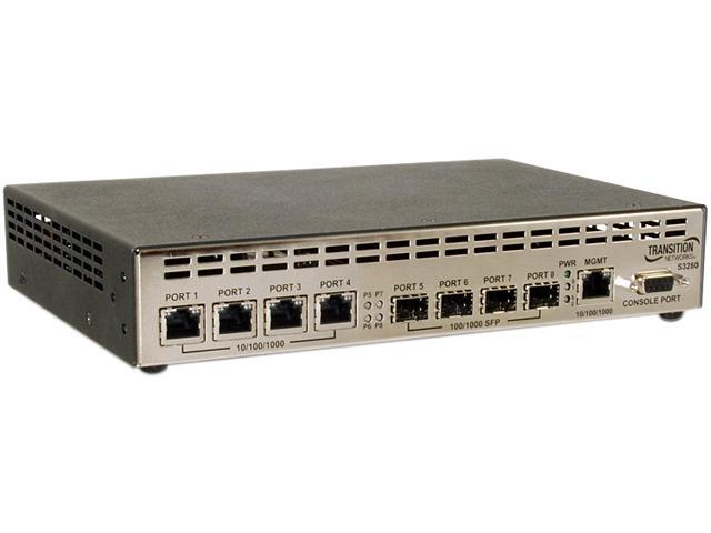 Transition Networks S3280-NA 10/100/1000BT to-1000B Nid-II DC Power NA