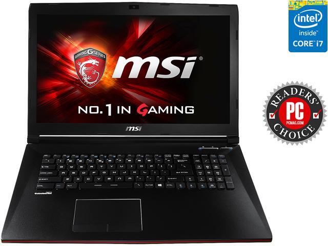 MSI GP Series GP72 Leopard Pro-002 Gaming Laptop Intel Core i7-5700HQ 2.7 GHz 17.3" Windows 8.1 64-Bit 
