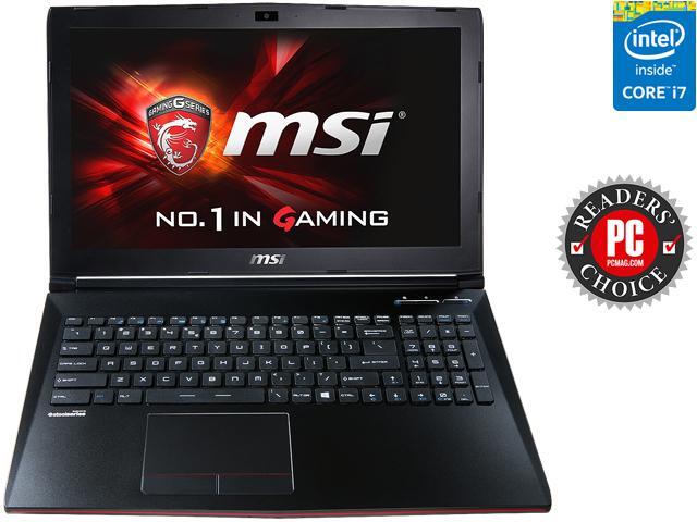 MSI GP Series GP62 Leopard Pro-002 Gaming Laptop 5th Generation Intel Core i7 5700HQ (2.70GHz) 8 GB Memory 1 TB HDD NVIDIA ...