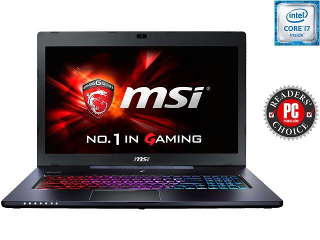 MSI GS Series GS70 Stealth Pro-006 Gaming Laptop 6th Generation Intel Core i7 6700HQ (2.60 GHz) 16 GB Memory 1 TB HDD 128 ...