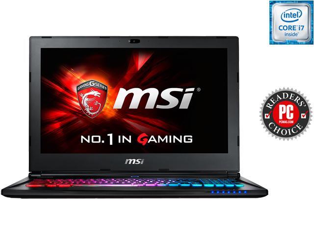 MSI GS Series GS60 Ghost Pro-002 Gaming Laptop 6th Generation Intel Core i7 6700HQ (2.60 GHz) 16 GB Memory 1 TB HDD 128 GB ...