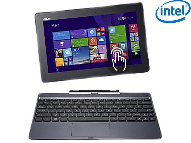 ASUS Transformer Book T100 Intel Z3775 Quad Core 2GB DDR3 RAM 64GB SSD 10.1" Touchscreen 2in1 Tablet w/Dock, Windows 8.1- ...