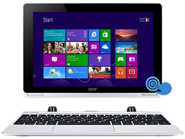 Acer SW5-012-11SK Intel Atom 2 GB DDR3L Memory 64 GB SSD 10.1" Touchscreen 2-in-1 Ultrabook Windows 8.1 32-Bit with Bing