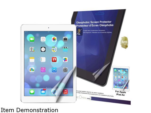 Green Onions Supply Crystal Oleophobic Screen Protector for Apple iPad Air (RT-SPIPADA07)
