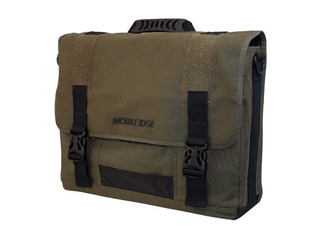 Mobile Edge Olive Green 17.3" Eco-Friendly Laptop Messenger Model MECME9
