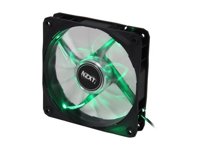 NZXT Air Flow Series RF-FZ120-G1 Green LED Case Fan