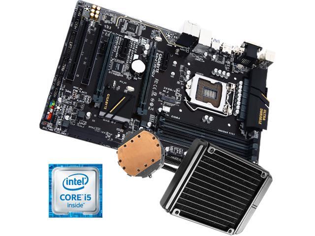 GIGABYTE Z170 MB and Intel Core i5-6600K 3.5GHz Liquid Cooled