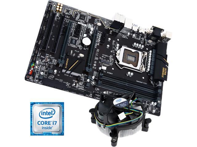 GIGABYTE Z170 MB and Intel Core i7-6700K 4.0GHz Combo Fan Cooled