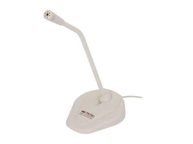 MICRO INNOVATIONS MM710M White VoiceMaster Desktop Microphone