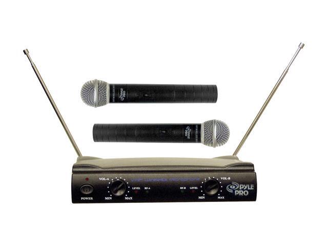 Pyle PDWM2500 Dual VHF Wireless Microphone System