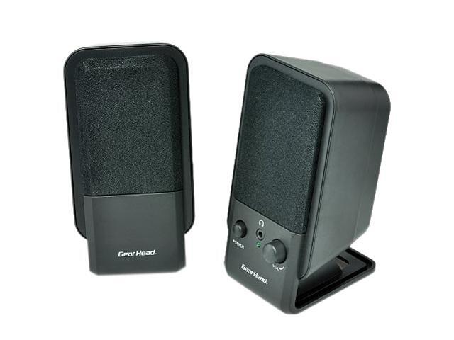 Gear Head SP2600ACB 2.0 Powered Desktop Speaker System
