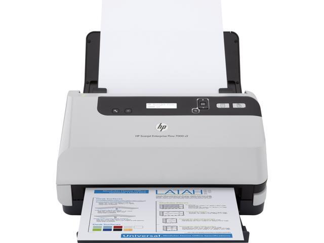 HP Scanjet Enterprise Flow 7000 s2 (L2730B#201) Up to 600 x 600 dpi USB Sheetfed Document Scanner – Government model