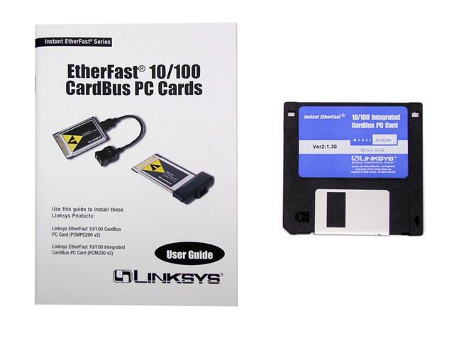 LINKSYS PCM200 10/100Mbps LAN PCMCIA Card
