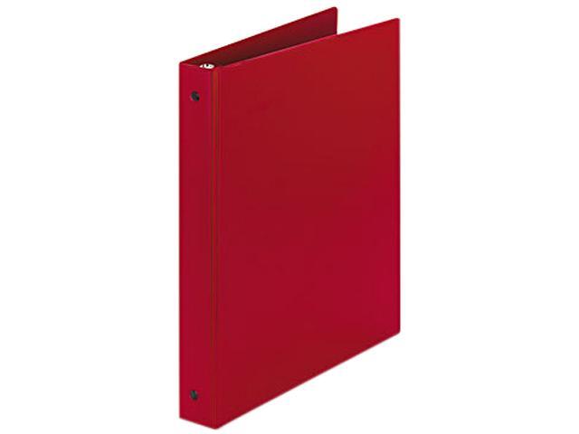 Avery 03310 Economy Round Ring Reference Binder, 1" Capacity, Red
