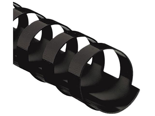 52324 Fellowes Plastic Comb Bindings, 5/8" Diameter, 120 Sheet Capacity, Black, 25 Combs/Pack