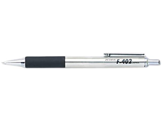 Zebra 29210 F-402 Ballpoint Retractable Pen, Black Ink, Fine