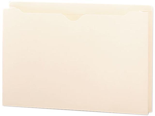 Smead 75607 Recycled Top Tab File Jacket, Legal, Two Inch Expansion, Manila, 50/Box