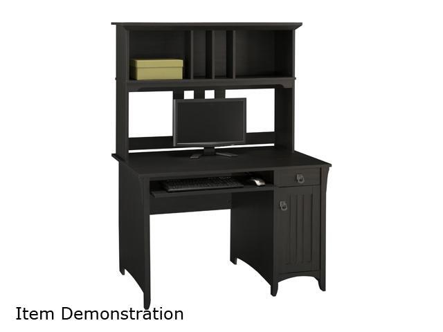 My Space by Bush Furniture MY72708-03 Salinas Collection Mission Desk & Hutch - Aged Tobacco