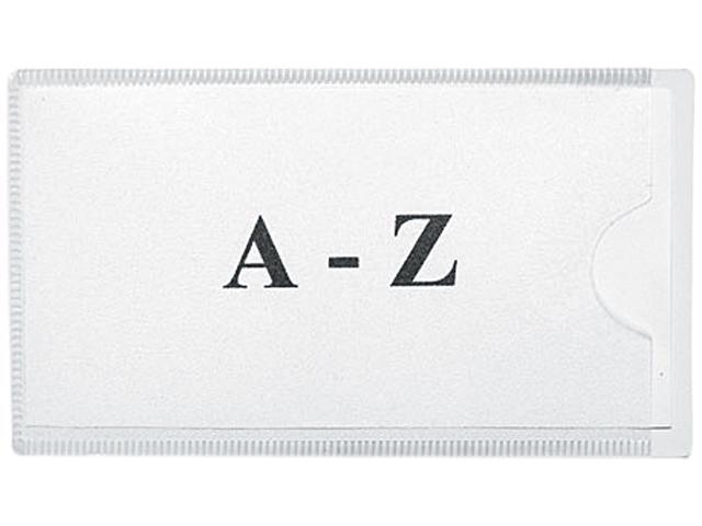 Panter Company MAG-LH-WH Slap-Stick Magnetic Label Holders, Side Load, 4-1/4 x 2-1/2, White, 10/Pack