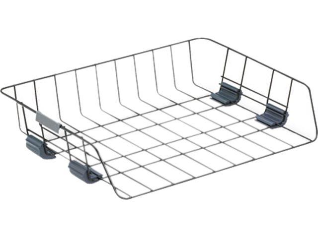 Fellowes 62112 Side Load Letter Desk Tray, Wire, Black