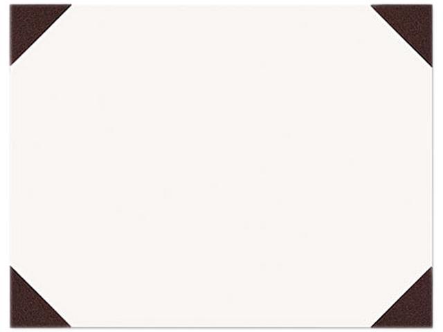 House of Doolittle 441 Ecotones Desk Pad, 25-Sheet Pad, 22 x 17, Moonlight Cream/Brown Rhino