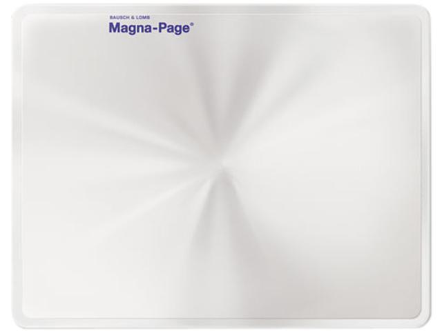 Bausch & Lomb 819007 2X Magna-Page Full-Page Magnifier w/Molded Fresnel Lens, 8-1/4" x 10-3/4"