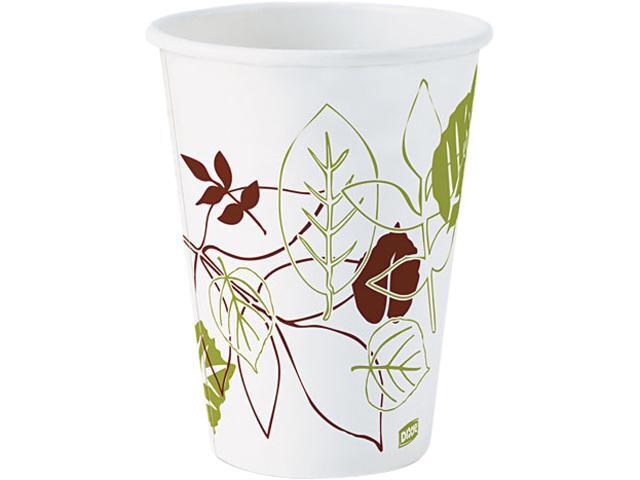 Dixie 2342PATH (CT) 12 oz, 1000/PK Pathways Paper Hot Cups