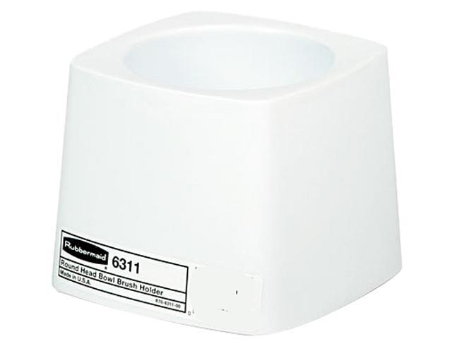 Rubbermaid Commercial 631100WE Holder for Toilet Bowl Brush, White Plastic