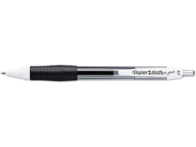Paper Mate 1746324 Roller Ball Retractable Gel Pen, Black Ink, Medium