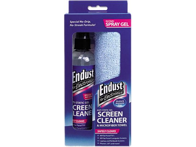 Endust for Electronics 12275 LCD and Plasma Cleaner Spray, Clean Scent, 6 oz., Pump Spray w/Microfiber Cloth
