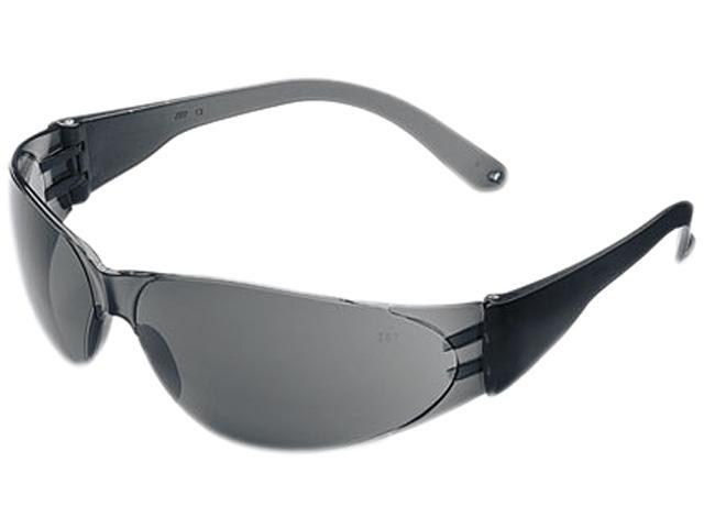 Crews CL112 Checklite Scratch-Resistant Safety Glasses, Gray Lens