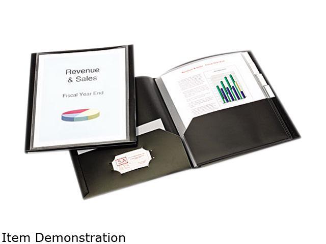 Cardinal 13601 ReportPro 10-Pocket Project Organizer, Letter, Black