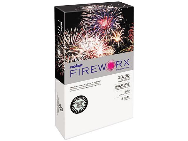 Boise MP2204-GN FIREWORX Colored Paper, 20lb, 8-1/2 x 14, Popper-mint Green, 500 Sheets/Ream