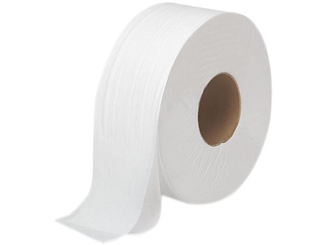Boardwalk 6100 JRT Bath Tissue, Jumbo, Two-Ply, White, 1000 Feet/Roll, 12 Rolls/Carton