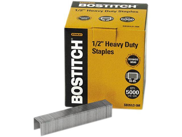 Stanley Bostitch SB351/25M Heavy-Duty Staples, 55- to 85-Sheet Capacity, 5,000/Box