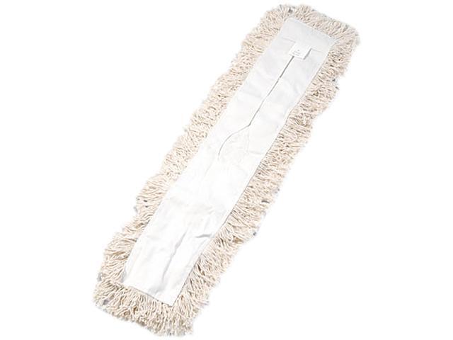 UNISAN 1336 Industrial Dust Mop Head, Hygrade Cotton, 36w x 5d, White