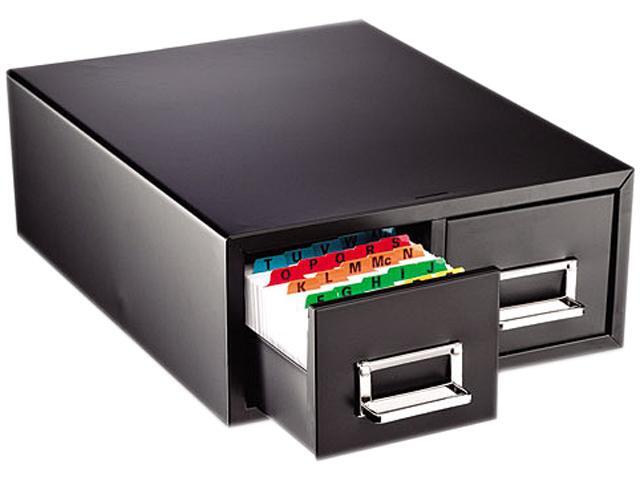 STEELMASTER by MMF Industries 263F5816DBLA Drawer Card Cabinet Holds 3,000 5 x 8 cards, 18 2/5" x 16" x 7 1/4"
