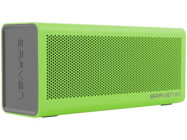 BRAVEN B805EGP 805 Blutooth Spkr Green Gray 