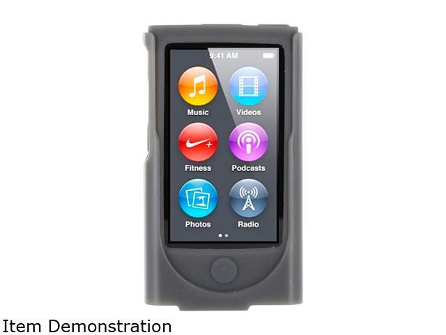 roocase Hybrid Silicone Case with Detachable Clip for iPod Nano 7 RC-NANO7-HYB-SL