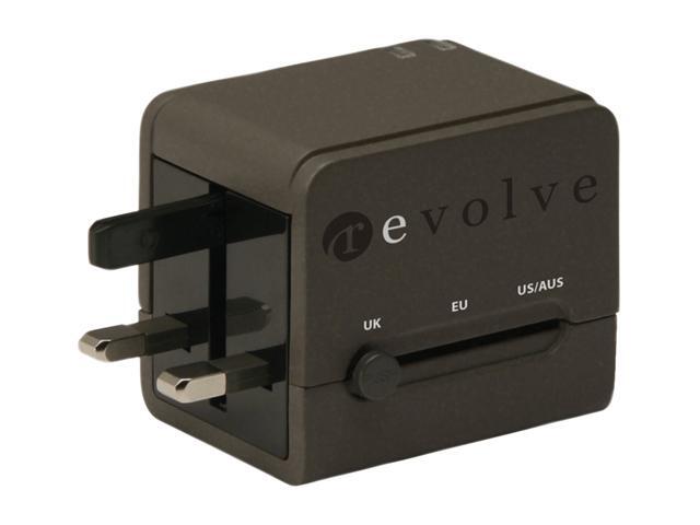 Revolve Electronics xeGeo Compact USB Charger and Battery Backup for International Travel
